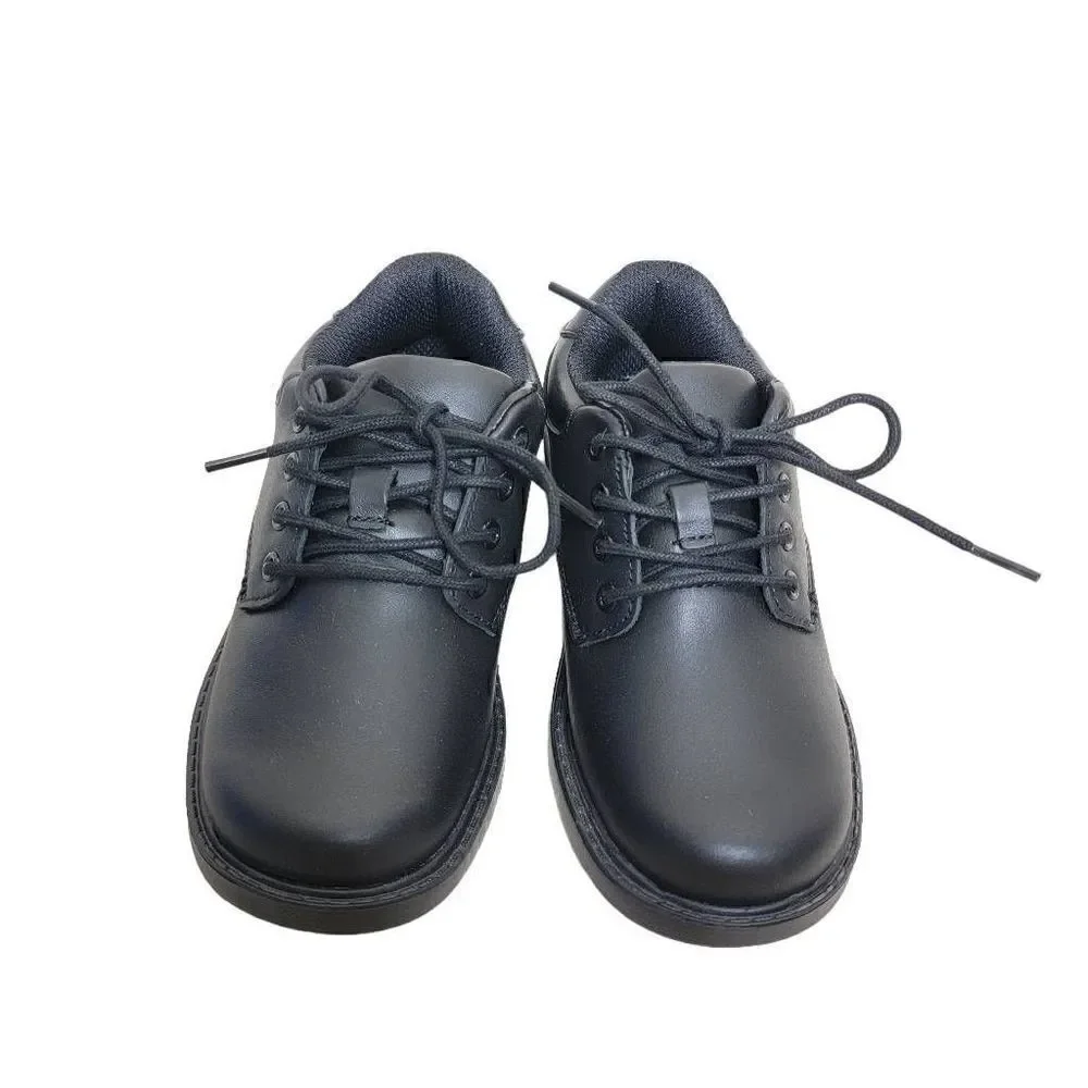 Stride Rite SR Murphy Black Leather Dress Shoes Sneakers Boys 11.5